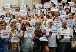 Львів: парафіяни санктуарію св. Антонія вийшли на захист своїх громадянських прав